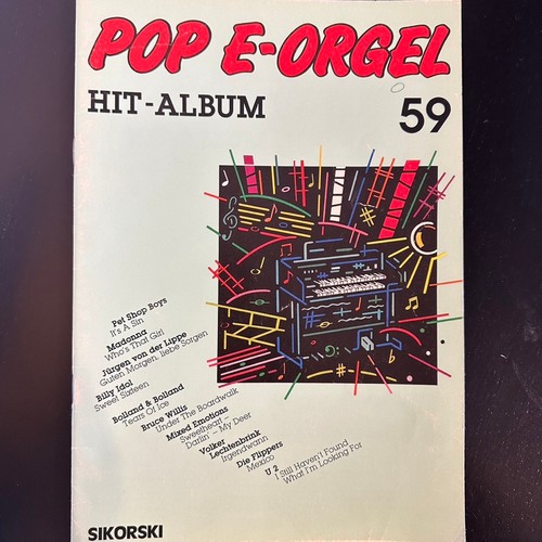 Noten pop orgel - -,