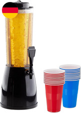 Relaxdays Biersäule, 2,5 L