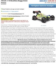 Himoto 1/10 Brushless RC Auto RTR