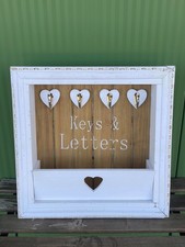 2.Wahl B-Ware Wandorganizer Vintage Schlüsselboard 93857 Briefablage Shaby 1