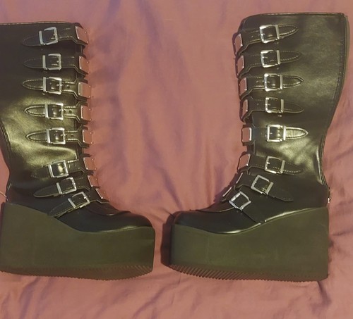 Cosplay stiefel schwarz mit - in,