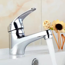 Badezimmer Küche Einhebelmischer Waschtischarmatur mit Zubehör