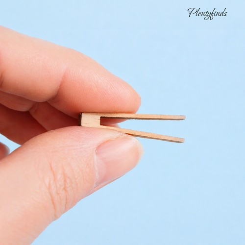 Miniatur grillzange holz - miniatur,