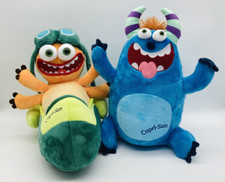 Bundle 2 Monster orange und blau Capri Sun Capri Sonne Kuscheltier Plüsch