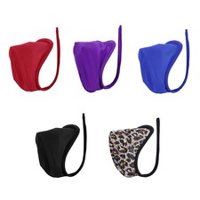 DE C-String Männer Transparent String Tanga Micro Mini Bikini Slip Unterwäsche 