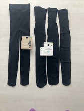 Velvet Plush Black Tights S/M