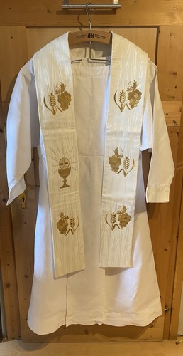 Weiße stola eucharistie - stola,,