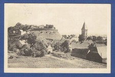 Lebus a. Oder 1914, Ortsansicht mit Kirche