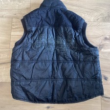 JEEP Wende Weste Steppweste Größe 122 128 schwarz 