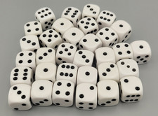 Warhammer Tabletop Würfel: 32x  Weiße Würfel Klein - Auch für Brettspiele etc.