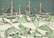 Willem Grimm: Fischerboote