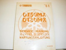 RARITÄT Yamaha DT 50 80 MX Enduro WARTUNGSBUCH Reparaturanleitung Motor Mokick