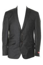 Tallia Herren Dunkelgrau Schlanke Passform Haihaut Jacke 40S