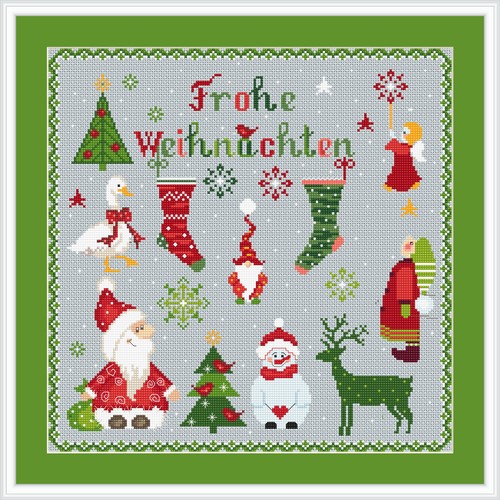 Kreuzstich vorlage weihnachten - kreuzstich,
