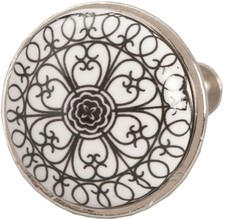 orientalischer Türknauf Ø 3 cm schwarz