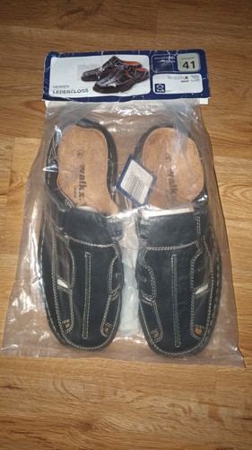 Walks herren leder hausschuhe - herren,