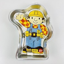 Wilton Backform Bob der Baumeister Aluminium Kuchenform 3D Cake Pan Vintage 2002