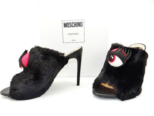 Moschino damen pantolette - pantolette, hoch