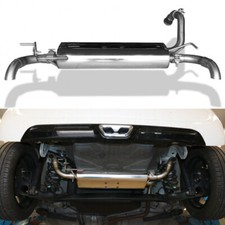 FOX Duplex Sportauspuff Endschalldämpfer Citroen C1 II rechts links Dieseloptik