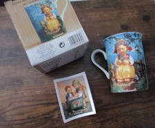 Hummel Tasse Motiv Enzianmädchen mit Sammelkarte unbenutzt im Orginalkarton