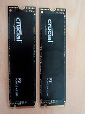 2x Crucial P3 500GB PCIe M.2 2280 Interne SSD (CT500P3SSD8)