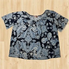 SJS Blaue Tunikabluse