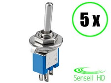 5 Kippschalter Subminiatur