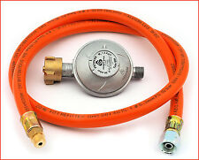 Gas-Druckregler 50mbar, 1m Adapterschlauch 7/16x28 UNEF für GasKartuschen-Grill
