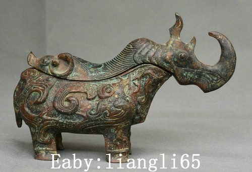 China bronze ware rhino - china,