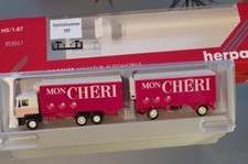 Herpa 859041 MAN  Kühlkoffer-Hängerzug "Mon Cheri"