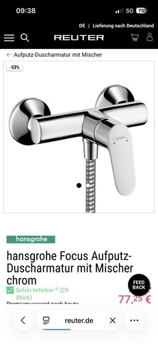 Hansgrohe focus brausemischer - hansgrohe,