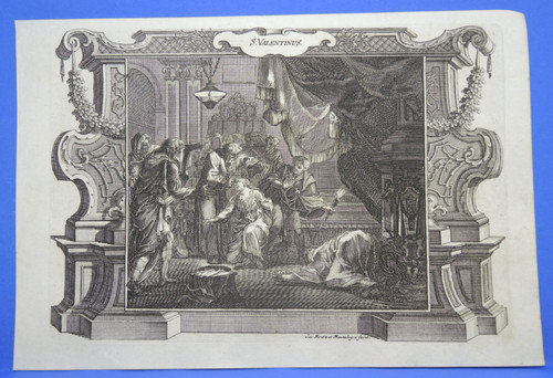 Kupferstich heiligenbild - kupferstich,
