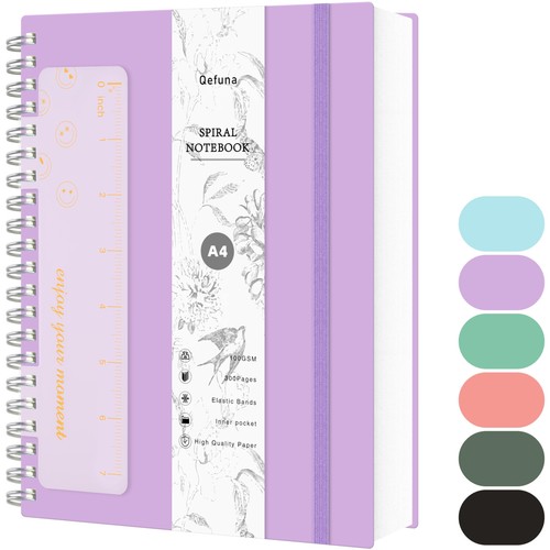 Notizbuch liniert 300seiten - notizbuch, a4