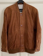 Herren Lederjacke aus Ziegenvelour von Bugatti