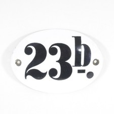 altes Schild Keramik