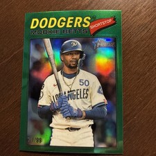 2026 Mookie Betts GREEN CHROME