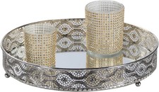 Spiegeltablett, Tablett silber