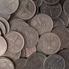 1 Deutsche Mark Münzen BRD (vor €) • Sammlung Lot Konvolut