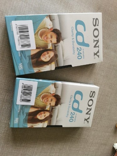 Sony vhs videokassetten leer - vhs,
