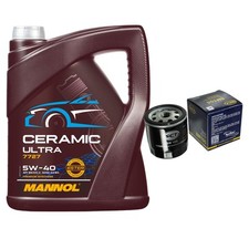 SCT Ölfilter 5L MANNOL Ceramic 5W-40 für Opel Meriva Astra G CC 1.6 16V 1.8
