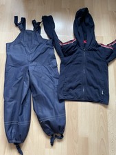 Regenhose und Jacke Blau Gr 116/122