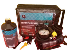 Reifen Pannenset mit12V Kompressor Reifendicht PKW Reifenpannenset Tyre kit 2032