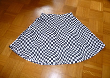 Mädchen Rock kariert schwarz weiß H&M Gr. 170 NEU