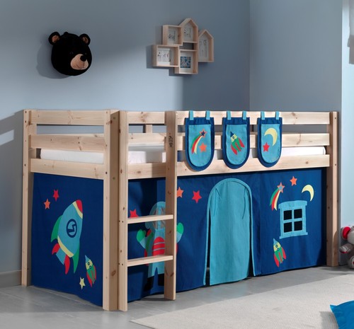 Spielbett hochbett kinderbett - spielbett,