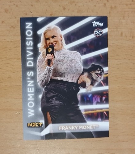 Wwe rookie card franky - card, monet