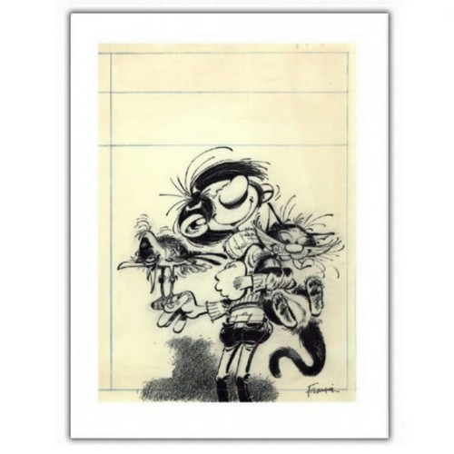 Poster franquin gaston - poster,