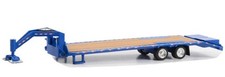 GOOSENECK Trailer  - blue - Greenlight 1:64