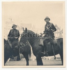 Foto holländische Polizisten auf Pferden in Amsterdam Holland Westfeldzug 1940