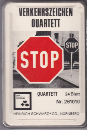 Quartett verkehrszeichen - verkehrszeichen,