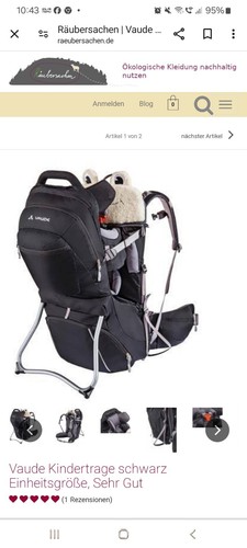 Baby rükentrage marke vaude - baby,